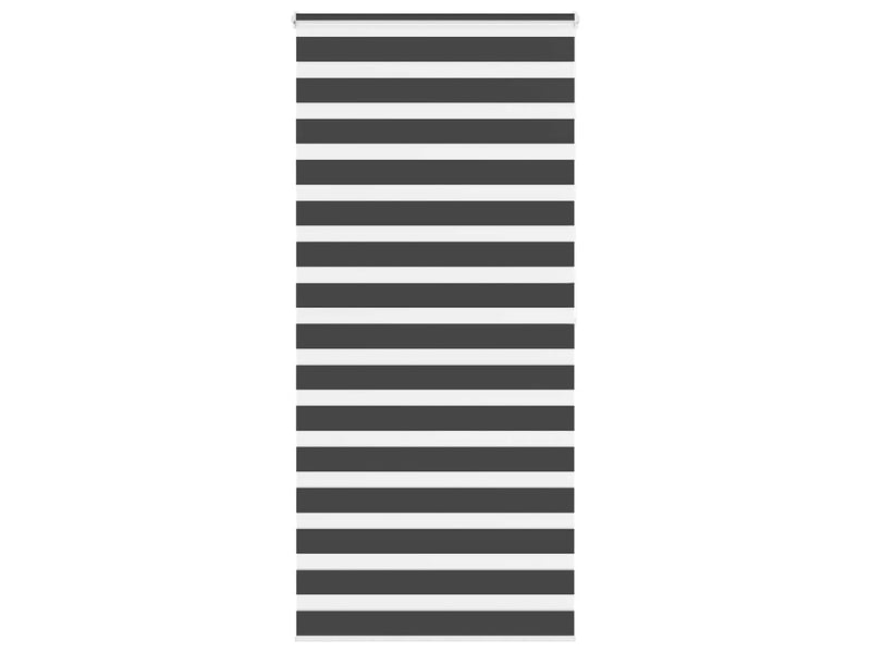  Store zèbre, store de fenêtre noir 115x200 cm largeur du tissu 110,9 cm polyester cf48864  - Conforama B