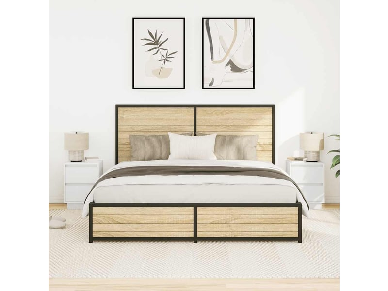 Lot de 2 tables de chevet - cabinet de chevet - table de nuit avec lumières led blanc 38x34x50 cm - Conforama D
