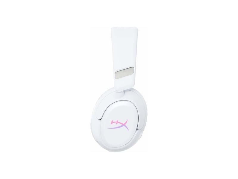  Casque gaming sans fil arceau blanc 2.4 ghz bluetooth 5.3 avec micro perche 10 mm et rgb AADCP19635 - Conforama B