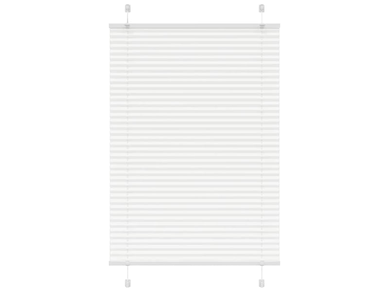  Store plissé, store de fenêtre blanc 100x100 cm largeur du tissu 99,4cm polyester cf46722  - Conforama B