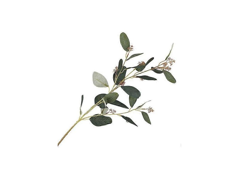  Feuilles d'eucalyptus artificielles, fausses fleurs, plante, décoration pour mariage, maison, café, fête5  - Conforama A