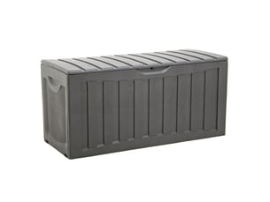 Boîte de rangement, coffre de rangement noir 118x53x57 cm polypropylène