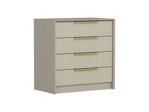 Commode 7 tiroir(s)    DMORA Fanoos coloris gris largeur 72 cm