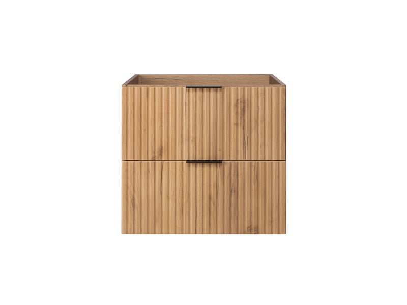  Meuble suspendu sous lavabo flow chêne 60 cm  - Conforama C
