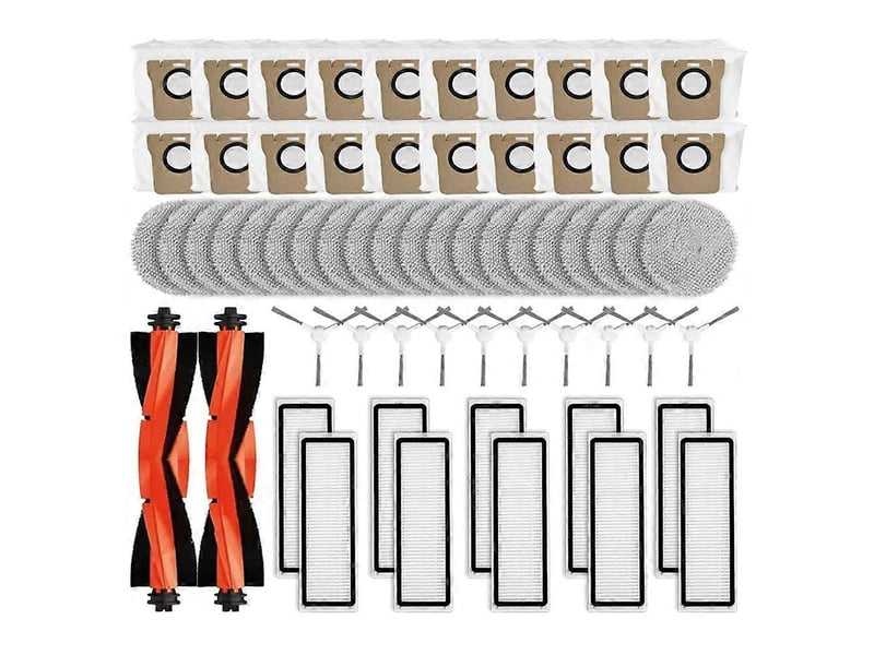 For robot vacuum x10+ x20+ x20 plus robot vacuum cleaner main side brush hepa filter mop cloth dust bags - Conforama A