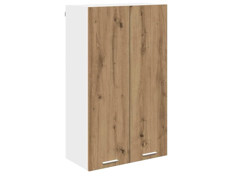  Meuble de rangement cuisine, armoire suspendue chêne artisanal 60x31x100cm shl568  - Conforama A