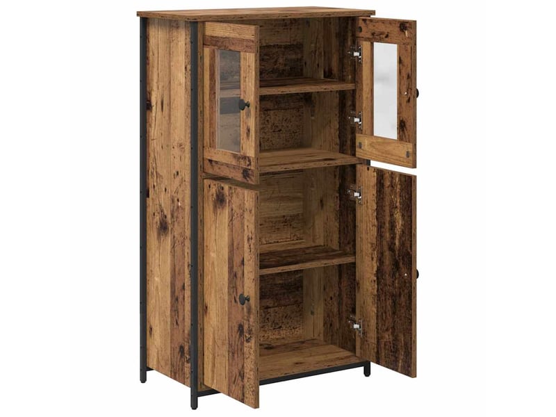  Buffet - haut armoire bois ancien 62 x 32 x 106,5 cm bois d'ingénierie  - Conforama E