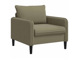 Fauteuil relax manuel VIDAXL Velours vert