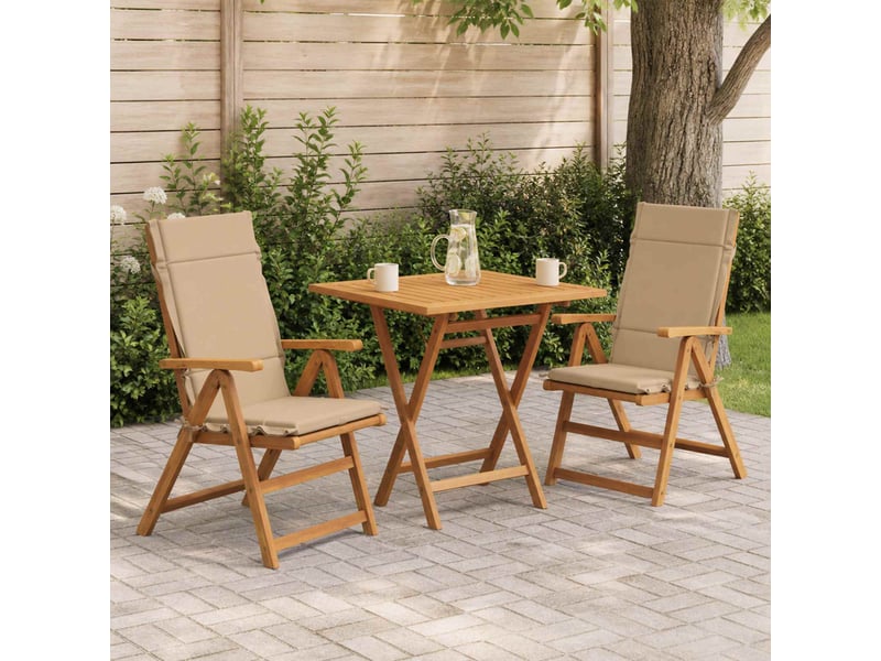 Lot de 2 coussins de chaise à dossier haut gemert cf59264 - Conforama B