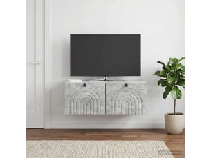 Meuble tv coloris gris 78.5 cm <strong></strong>  <strong></strong>