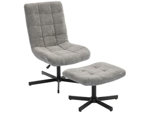 Fauteuil fixe  PANGIVO Velours gris