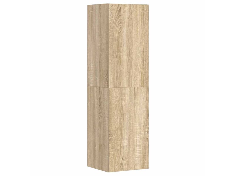  Ensemble de meubles tv 3 pcs chêne sonoma bois d'ingénierie shl79701  - Conforama E