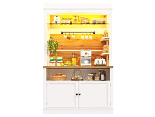 Buffet    <strong>PANGIVO</strong> <strong></strong> - 107 cm coloris blanc 