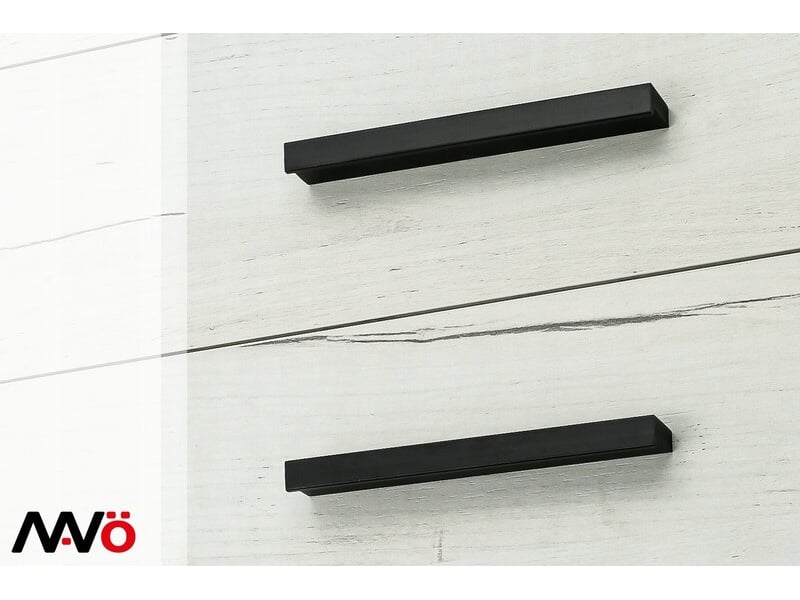  Tirador de meuble noir mat de 160 mm  - Conforama B