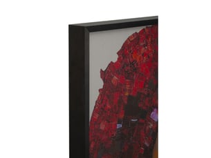 Impression sur toile led afro portrait mosaïque avec application 3d