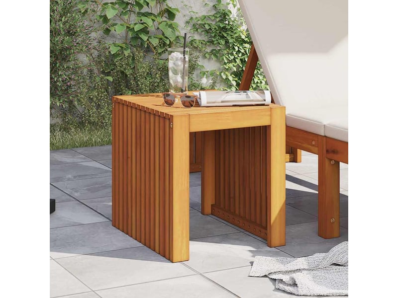  Table d'appoint de jardin, table d'extérieur huile naturelle 43 x 36 x 40 cm  - Conforama C