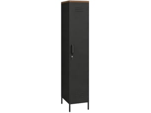Armoire WISHDOR coloris noir largeur 35 cm