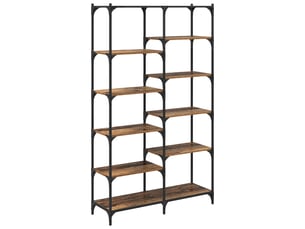 Étagère 9 niveaux, étagère de rangement 100 x 32 x 170 cm bois d'ingénierie shl3401