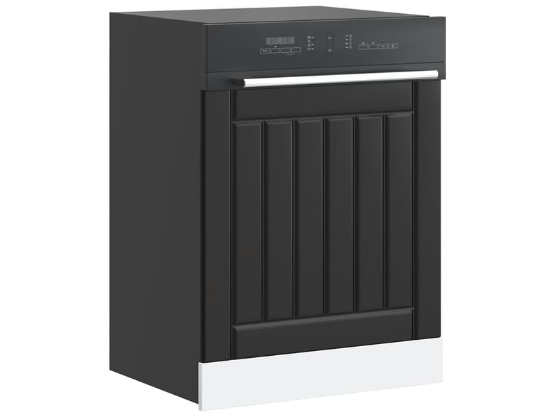  Panneau de lave-vaisselle noir bois d'ingénierie shl8452  - Conforama B