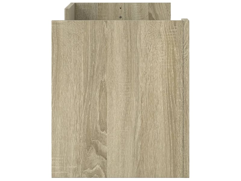  Meuble tv - banc tv - meuble de rangement chêne sonoma 100x35x40 cm bois d'ingénierie  - Conforama E