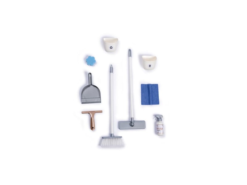  Chariot menage enfant avec aspirateur jouet et 9 accessoires des 3 ans SMO3032160113693 - Conforama B