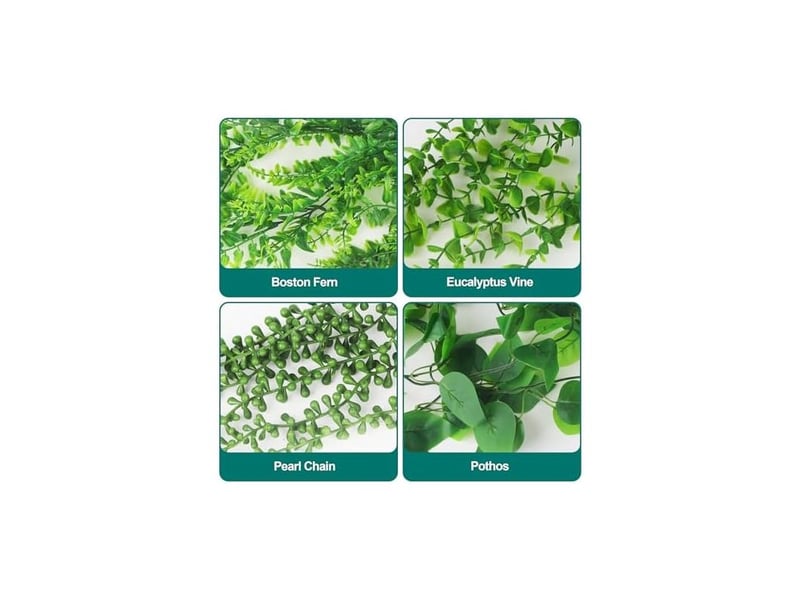 Pièces plante artificielle en suspension, plantes artificielles comme vraies, plantes artificielles en pot pour décoration intérieure et extérieure, plantes artificielles pour jardin - Conforama C
