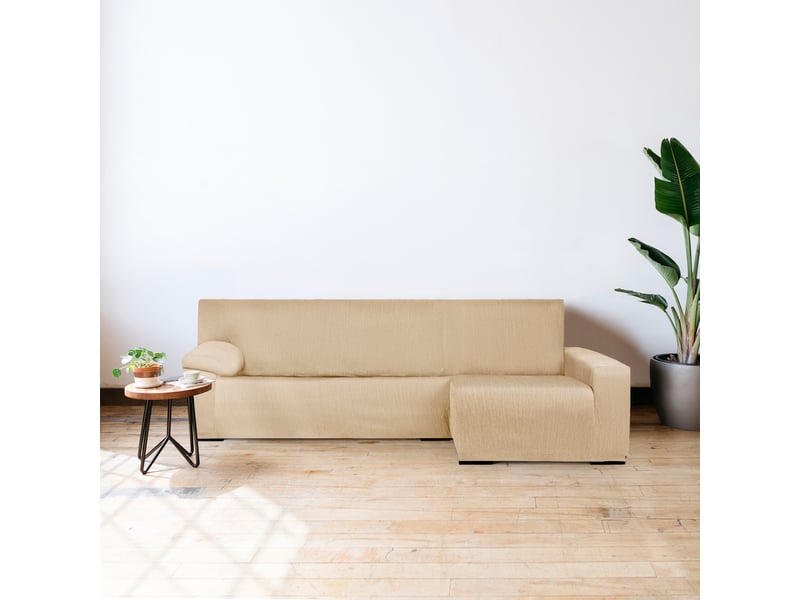 Housse de canapé apolo, méridienne mini, accoudoir long droit (vue de face) c01  - Conforama C