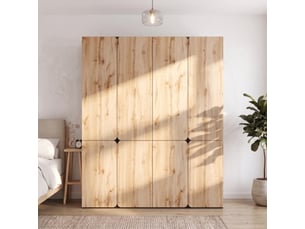 Armoire 8 porte(s) coulissante 6 tiroir(s) <strong></strong> <strong>OPULERANE TRADING LTD</strong> coloris naturel largeur 50 cm