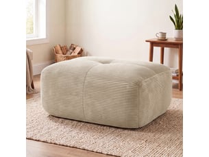Pouf / repose pied  92.5x75x40cm beige