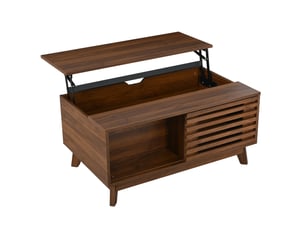 Table basse  coloris marron <strong></strong> <strong></strong> - 55 cmx90 cm
