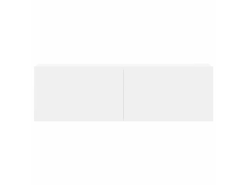  Ensemble de meubles tv - banc tv - meuble de rangement 3 pcs blanc bois d'ingénierie  - Conforama D
