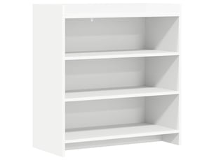 Buffet - bahut - meuble de rangement blanc 75 x 36 x 80 cm bois d'ingénierie