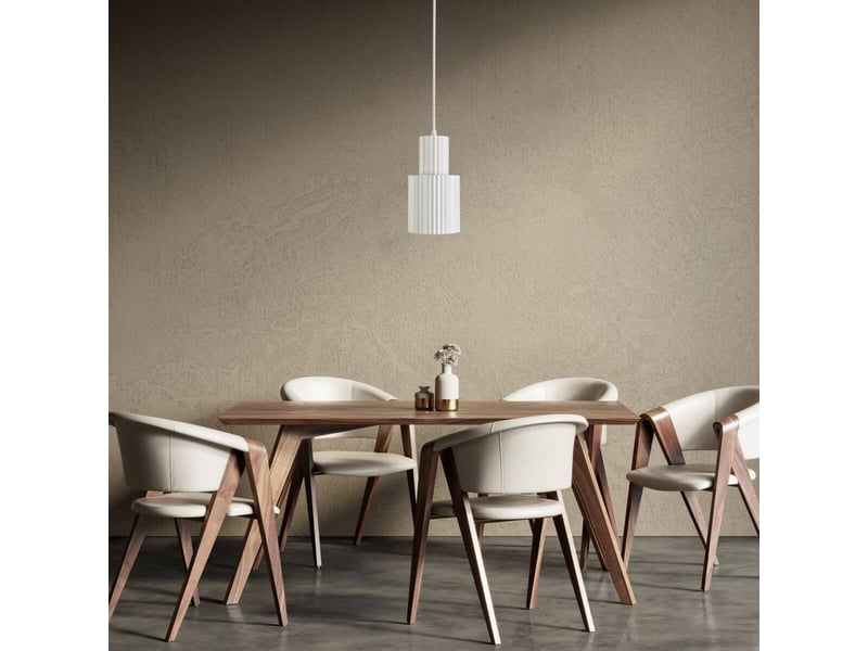  Suspension de plafond light prestige tokyo blanche 1 x e27 1 pc.  - Conforama B