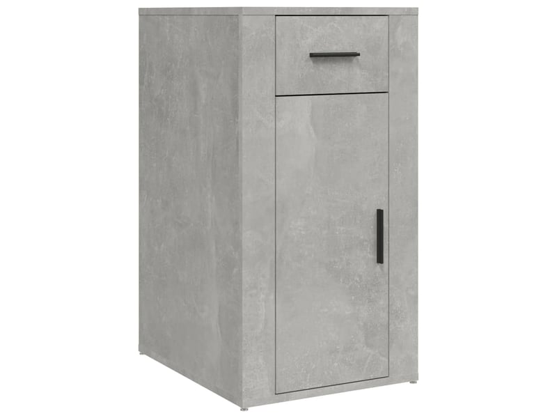  Meuble de rangement, armoire de bureau gris béton 40x49x75 cm bois d'ingénierie  - Conforama A