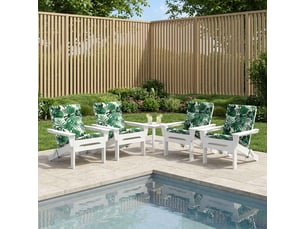 Lot de 6 coussins de chaise à dossier haut gemert cf59365