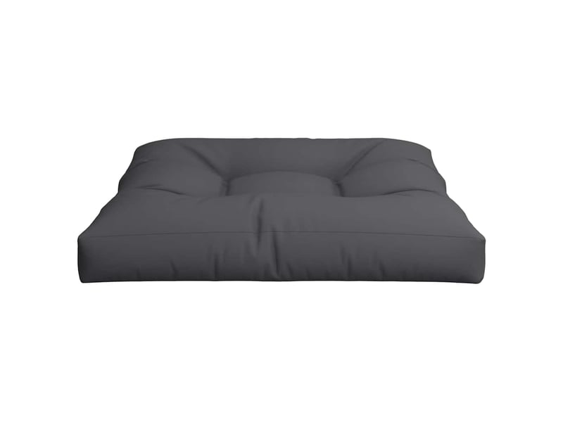  Coussin de palette, coussin de chaise, coussin de canapé noir 70x70x12 cm tissu cf55414  - Conforama E