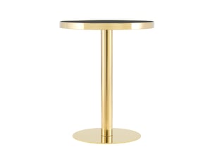 Table basse rond(e) coloris bicolore FLORAGRACE - 60 cmx60 cm