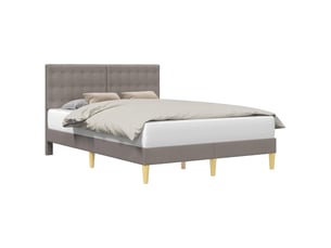 Lit 2 places 120x190cm coloris taupe