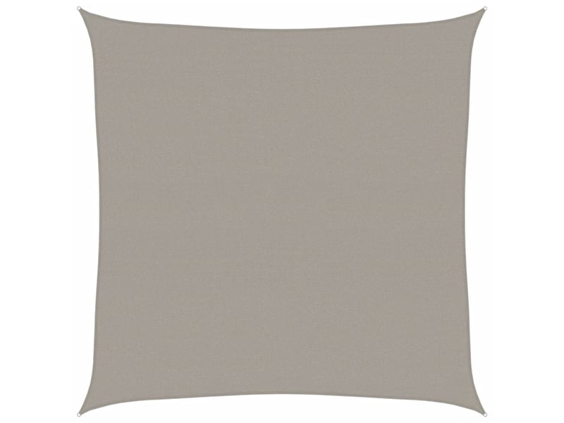  Voile d'ombrage - voile d'ombre - voile parasol 160 gm² carré gris clair 5x5 m pehd  - Conforama A