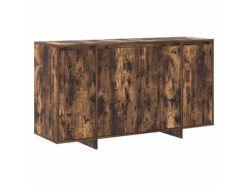 Buffet - bahut - meuble de rangement chêne fumé 135 x 41 x 75 cm bois d'ingénierie - Conforama A