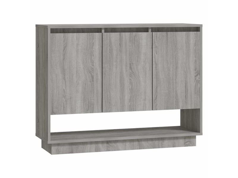  Buffet - bahut - meuble de rangement sonoma gris 97x31x75 cm bois d'ingénierie  - Conforama A