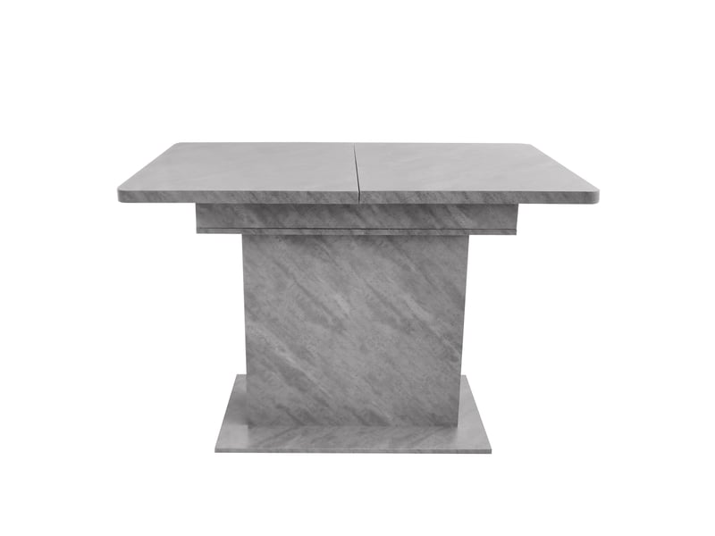  Table à manger extensible avec plateau rectangulaire gris  - Conforama W