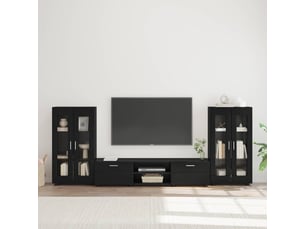Meuble tv coloris noir 150 cm <strong></strong>  <strong></strong>