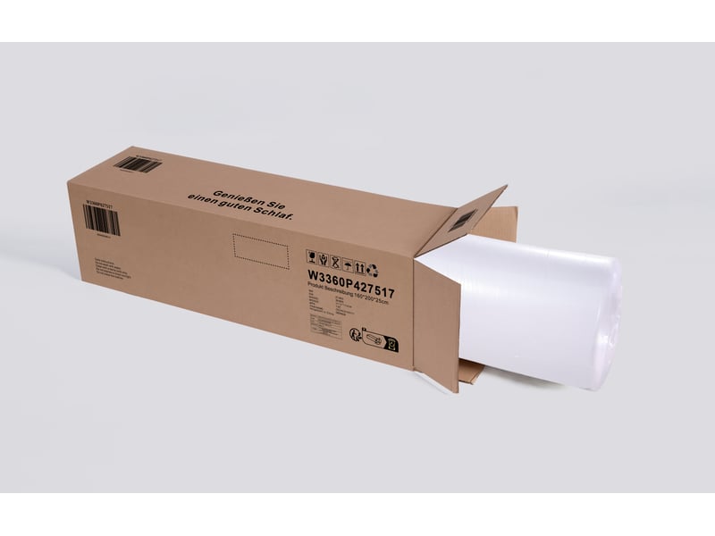  Matelas 160 × 200 cm 7 zones en mousse et ressorts, soutien renforcé, blanc ancien  - Conforama C