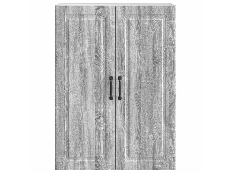  Armoire murale salon 66x34,5x90cm bois d'ingénierie sonoma gris shl6512  - Conforama D