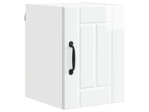 Meuble mural de cuisine, armoire de cuisine blanc brillant 30x31x40cm shl1085