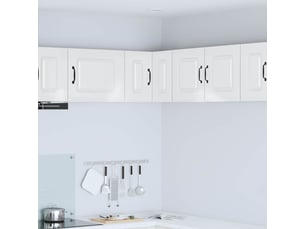 Panneau de lave-vaisselle kalmar blanc brillant 57x57x40cm