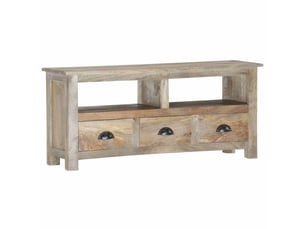 Meuble tv coloris gris 110 cm