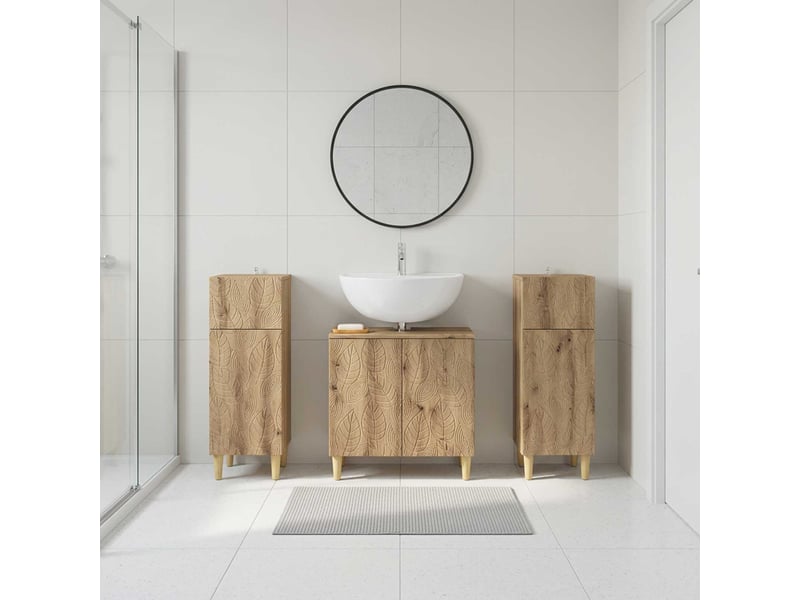 Ensemble de meuble de salle de bain 3 pièces delft cf63372 - Conforama B