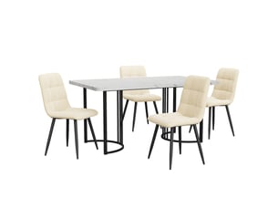 Ensemble table rectangulaire  4 chaise(s)  <strong></strong> <strong></strong> 